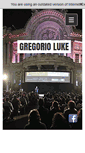 Mobile Screenshot of gregorioluke.com