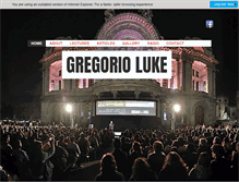 Tablet Screenshot of gregorioluke.com